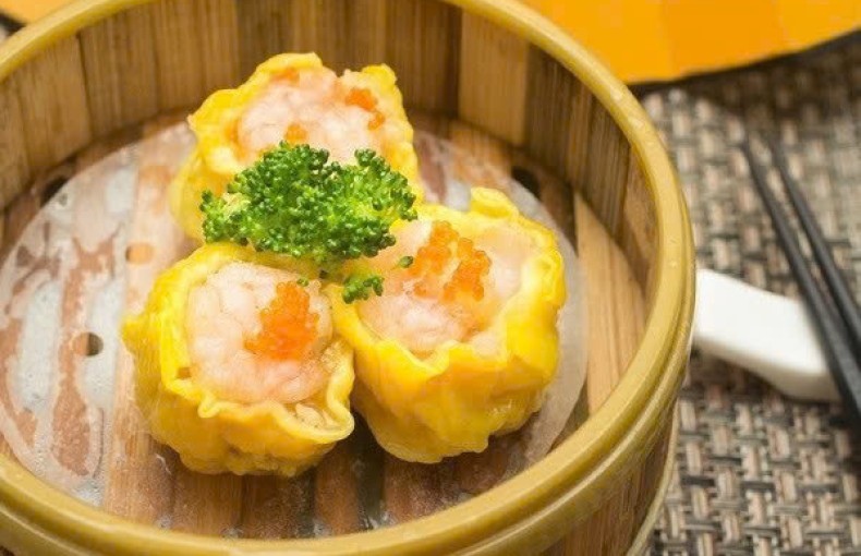 Làm nhanh món dimsum nhân tôm thịt chuẩn vị người Hoa