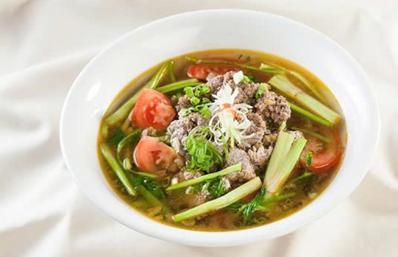 Cách làm canh cua rau cần chuẩn vị Bắc