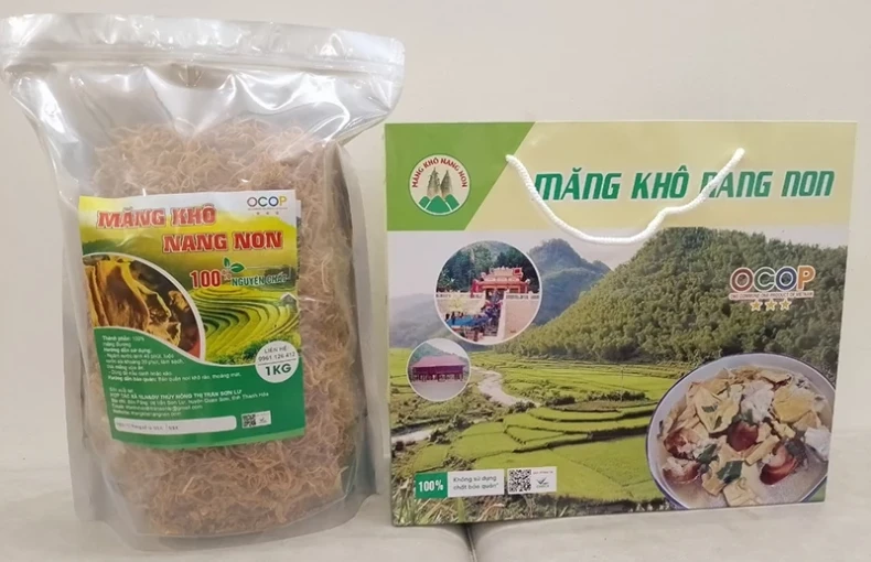Măng khô Nang Non - Thức quà ngon của đại ngàn Quan Sơn