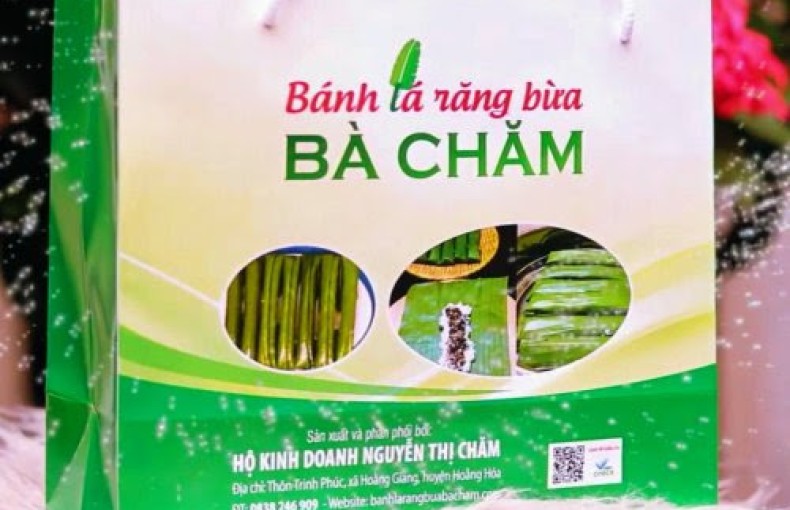 Bánh lá răng bừa bà Chăm