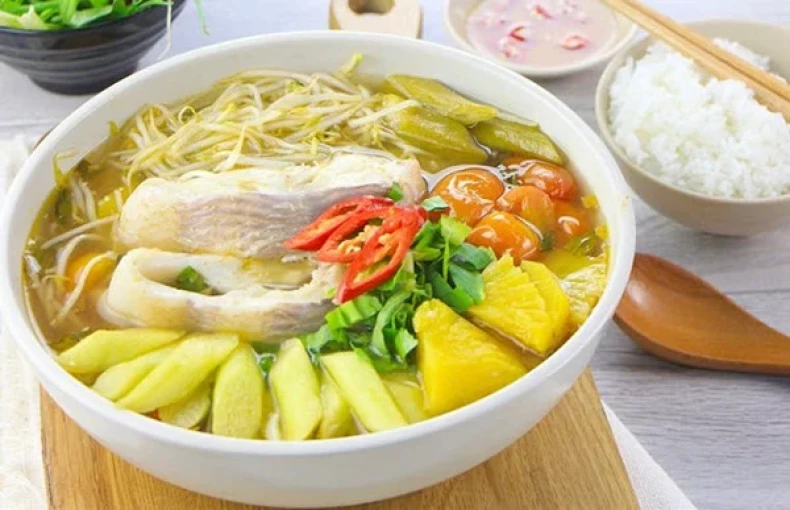 Canh chua cá diêu hồng thơm ngon, đậm đà cho người suy nhược cơ thể