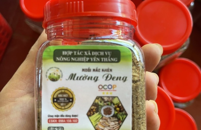 Độc đáo gia vị Muối mắc khẻn Mường Đeng - Sản phẩm OCOP 3 sao