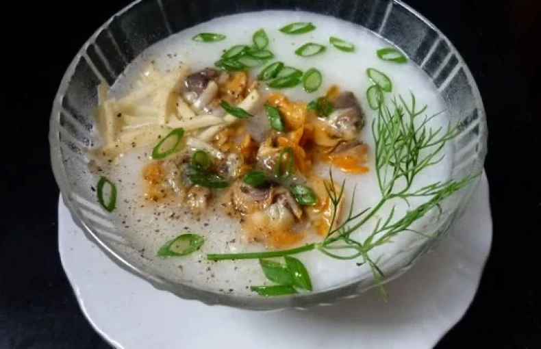 Cách nấu cháo sò huyết thơm ngon, bổ dưỡng