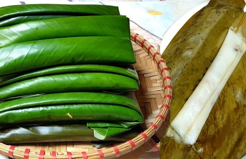 Dẻo thơm bánh lá răng bừa Quý Hương xã Hà Ngọc