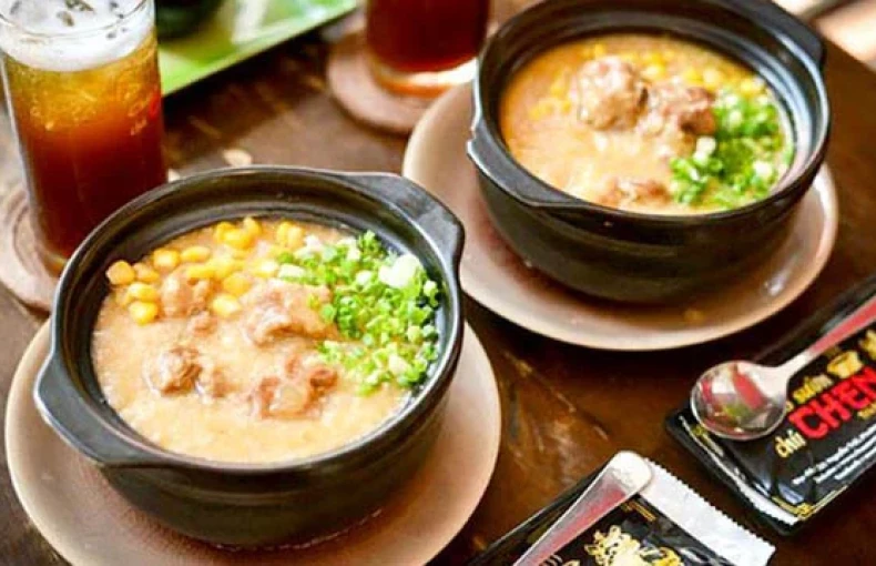 Cách nấu cháo sườn ngô ngon ngọt, bổ dưỡng