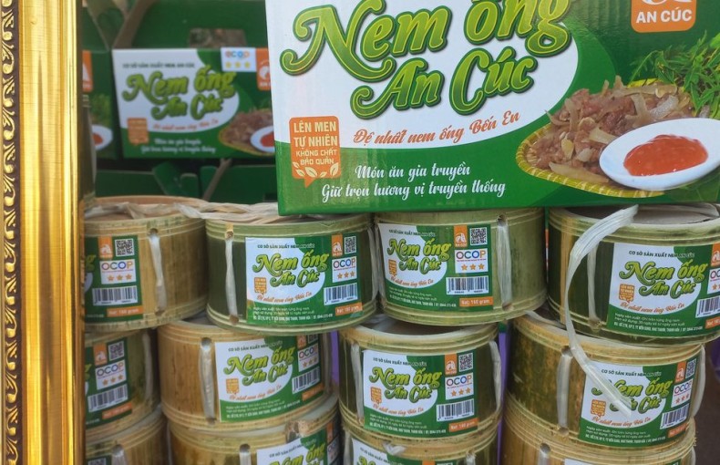 Hương vị đặc sản Nem ống An Cúc