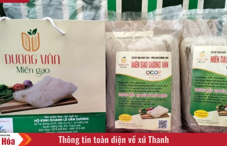 Thương hiệu miến gạo Dương Vân